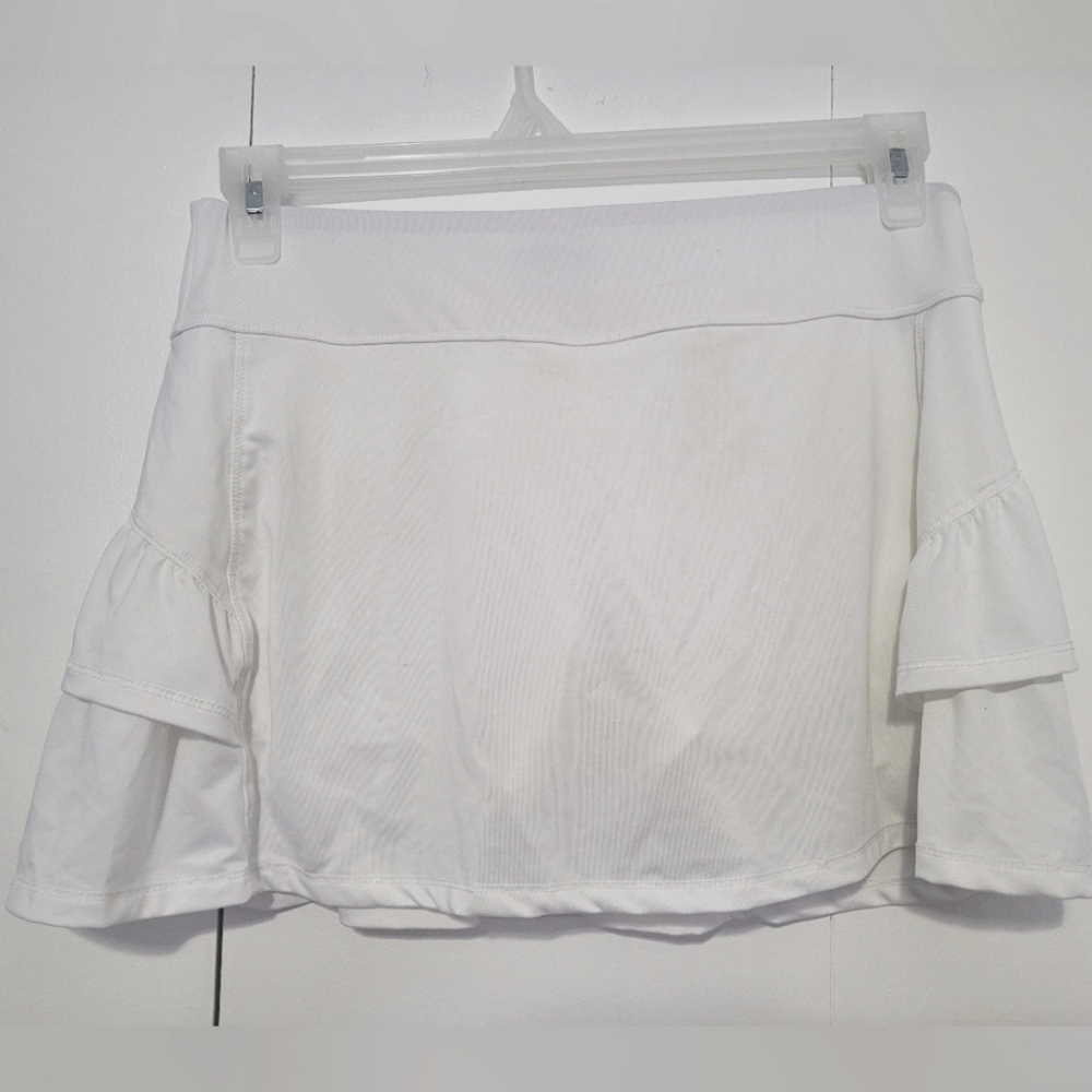 Layer 8 Skort - Athletic Skirt with 2 ruffle layers and shorts layer